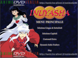 Inuyasha DVDMenù