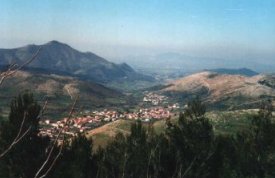 La valle di Castel Morrone