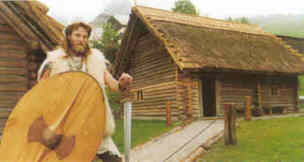 la ricostruzione del villaggio celtico