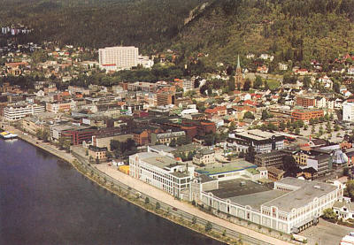 Drammen citta a sud di Oslo