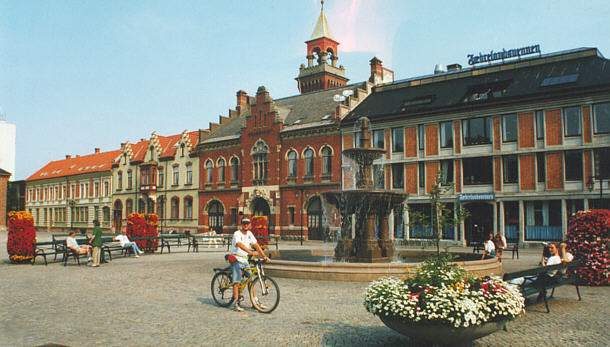 piazza del municipio a Kristiansand