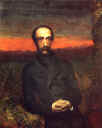 Giuseppe Mazzini (Ashurst V. E.) olio su tela, Londra 1846 originale all'Ist. Mazziniano