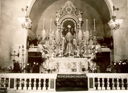 Altare negli anni 50