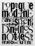 Daniel Spoerri - Franois Dufrne. Copertina di "L'optique moderne" edition Fluxus, 1963.