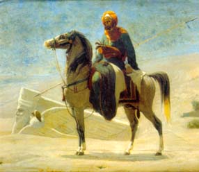 Sentinel at Khorsabad, by Fèlix Thomas, Private collection