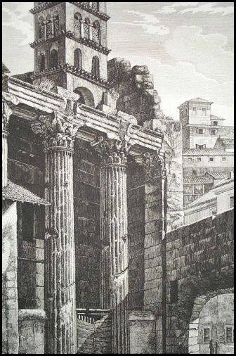 Avanzi del Tempio di Marte Luigi Rossini (1790-1857)