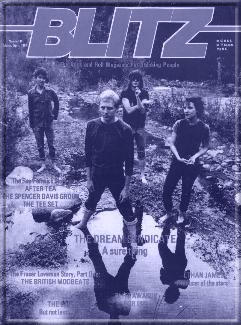 cover of Blitz magazine; photo by David Arnoff